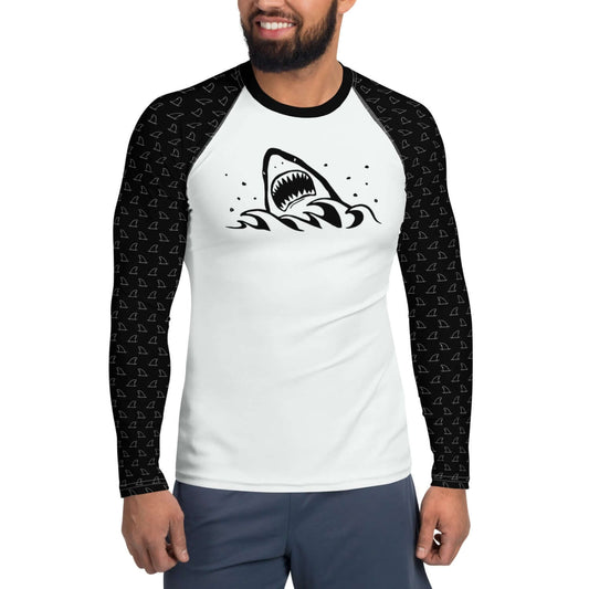 Men's Rash Guard: Great White Sharks