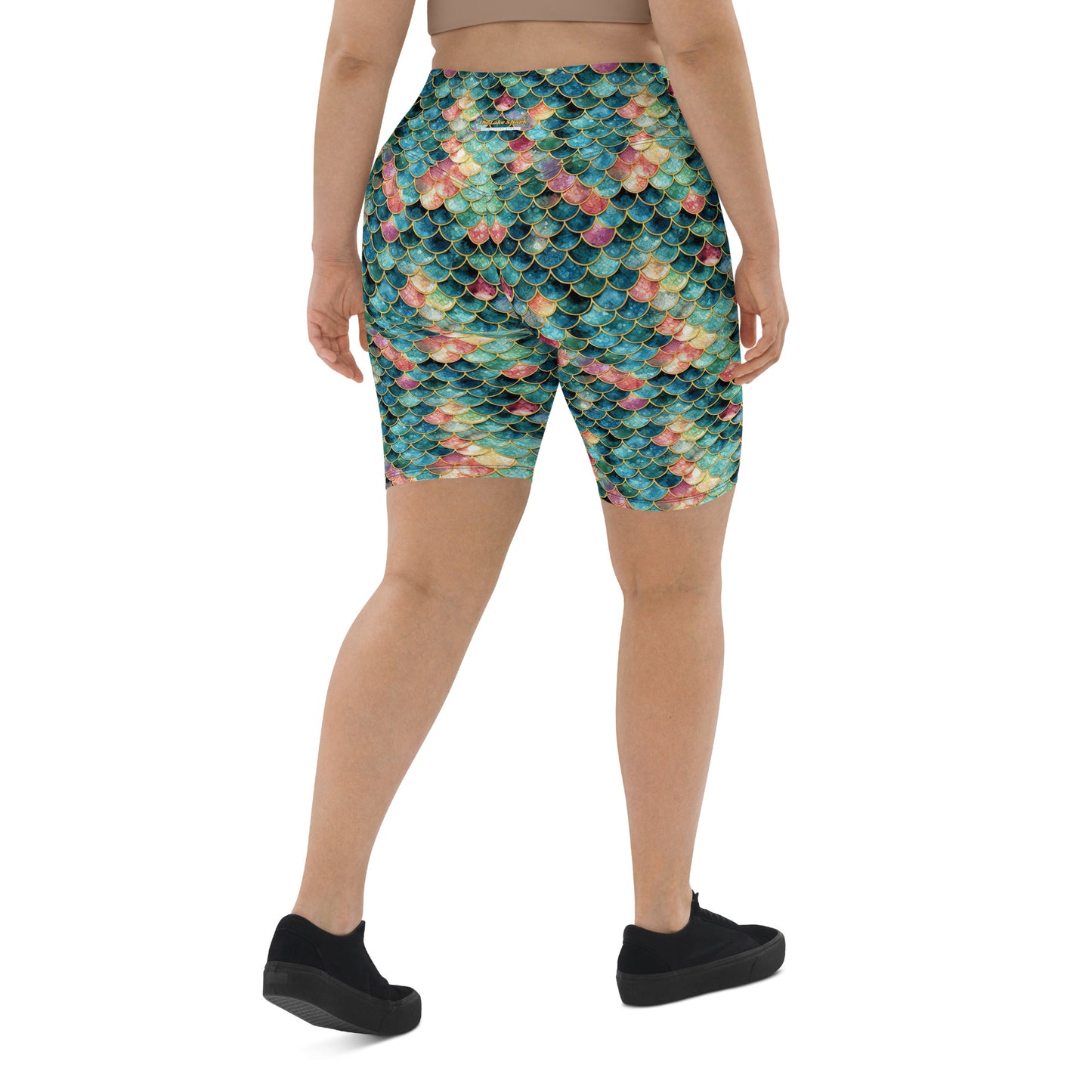 Full-Coverage Dive Shorts: Mermaid Jewel (XS-3XL)