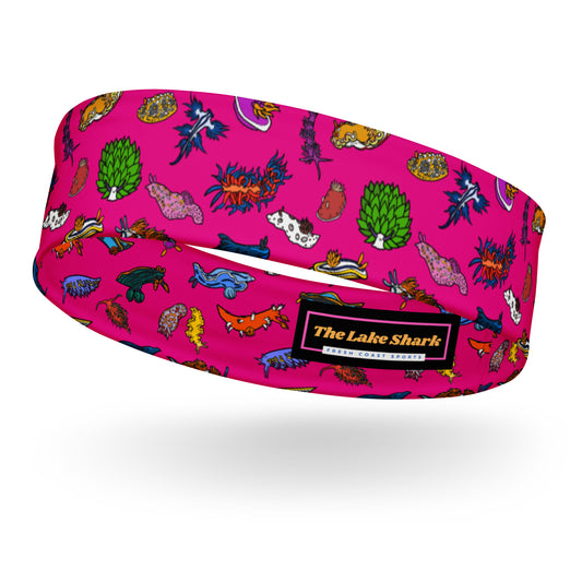 Headband: NUDIBRANCH in Spicy Mermaid Magenta