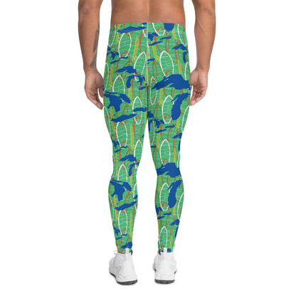 Great Lakes Camo: Men's Leggings