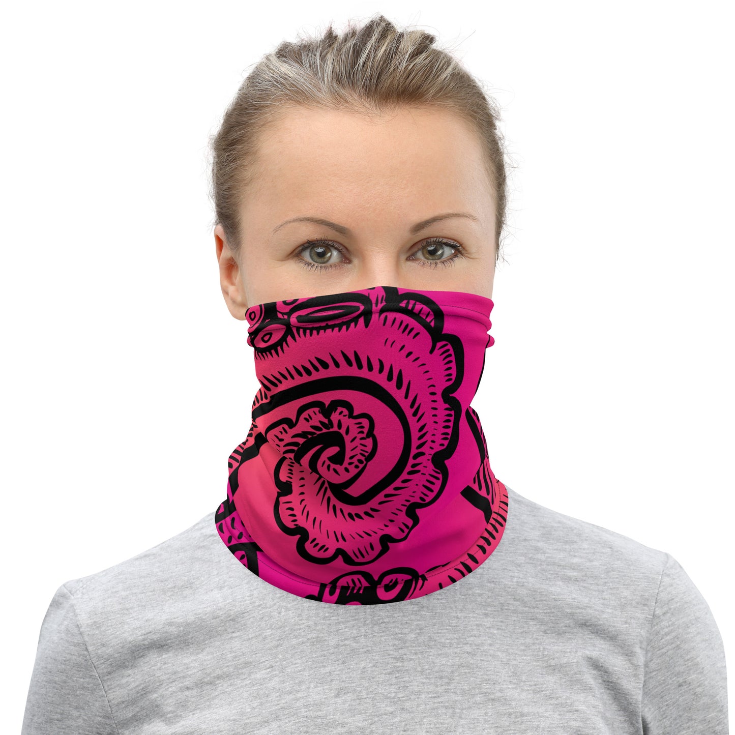 Tentacle Twist: Gaiter Buff in Pink Sunset