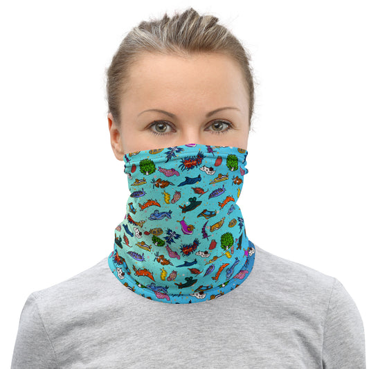 Neck Gaiter: Nudibranch in Tropical Seas