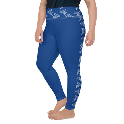 Plus Size Leggings: Blue Dragon Nudibranch (2XL-6XL)