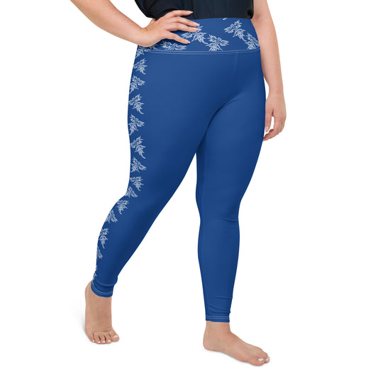 Plus Size Leggings: Blue Dragon Nudibranch (2XL-6XL)