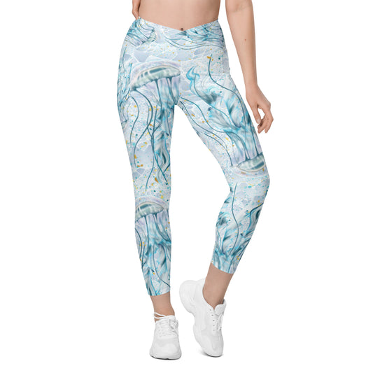 Premium Leggings: Jellyfish Mist (XXS-6XL)