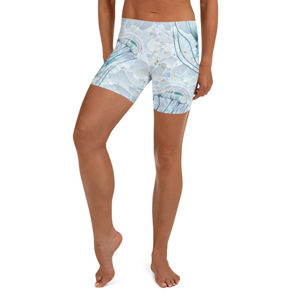 Mid-Rise Dive Shorts: Jellyfish Mist (XS-3XL)