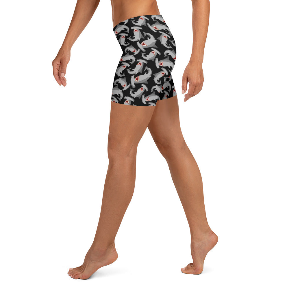 Mid-Rise Dive Shorts: Hammerheads (XS-3XL)