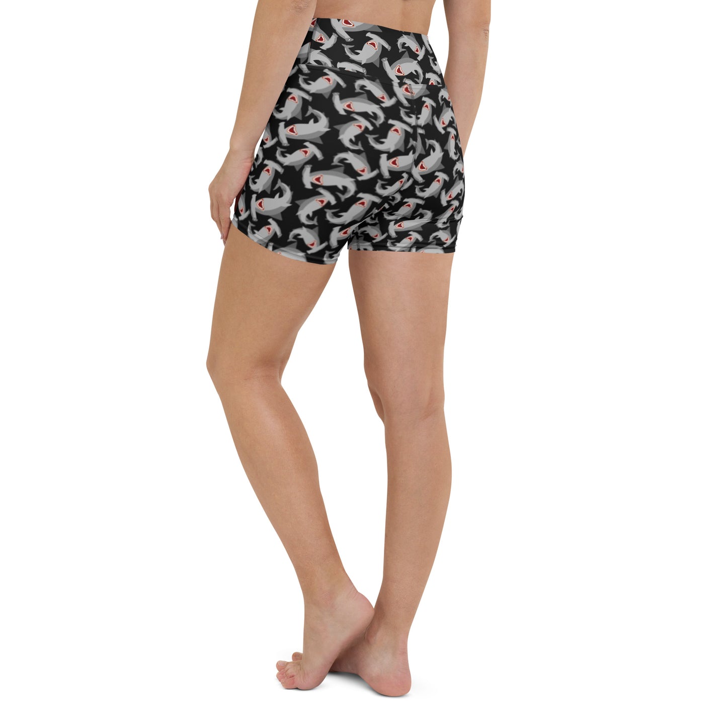 High-Waist Dive Shorts: Hammerheads (XS-XL)