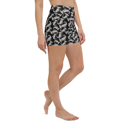 High-Waist Dive Shorts: Hammerheads (XS-XL)